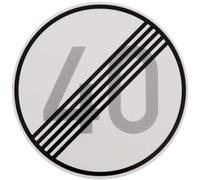 Cartello Originale 40 Fine Cartello Per 50 Compleanno Segnale Stradale 278-40