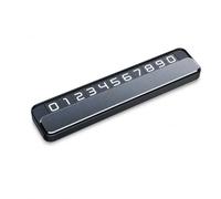 Cartello Parcheggio Auto, Display, Doppio Nero | Installazione magnetica, Accessorio per Auto, Sosta temporanea auto, Per automobilisti