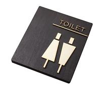 Cartello per bagno, Bathroom Door Sign Decor for Offices, Businesses, and Restaurants, Easy To Mount