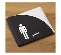 Cartello per bagno, Bathroom Door Signs, Restroom Signs for Home and Business Office Door Wall