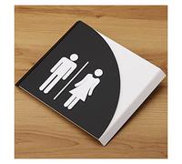 Cartello per bagno, Bathroom Door Signs, Restroom Signs for Home and Business Office Door Wall