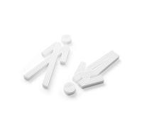 Cartello per bagno in marmo per il bagno, per uomo e donna