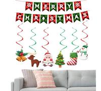Cartello per banner di buon Natale - Decorazioni a forma di di buon Natale, decorazioni per il soffitto | Fornitura di decorazioni natalizie per porte anteriori per