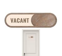 Cartello per la privacy, cartello per porta vacant reserved in use, blocco di legno intercambiabile, indicatore privato decorativo per lavoro, riunioni