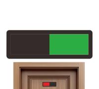 Cartello per la privacy, per porta del bagno, magnetico, in acrilico, antigraffio, scorrevole, per casa, bagno, ufficio, hotel, scuola, status, comunicazioni visive, indicatore di stato della stanza