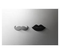 Cartello per porta bagno, Targa for WC in acrilico multicolore, dimensioni multiple(8,18x11cm Gold)