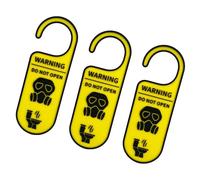 Cartello per porta del bagno con scritta in inglese "Do Not Disturb", con scritta in lingua inglese "Do Not Open Occupied", per casa, conferenze, ospedale occupato per bagno