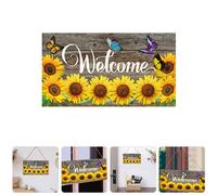 Cartello Per Porta Di Fattoria Appeso Alla Benvenuto Rustico