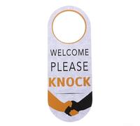 Cartello per porta in PVC con avviso di non disturbare su entrambi i lati, progettato per un uso a lungo termine in hotel, uffici e club senza disturbi (B)