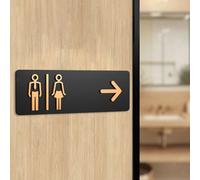 Cartello per WC, cartello per bagno maschile e femminile, per bagno, luogo