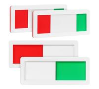 Cartello Porta Occupato Vacant Occupied Slider 4 Pezzi Acrilico