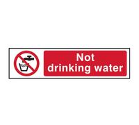 Cartello PVC Non Bere Acqua Scan 200 x 50mm SCA5051 5051