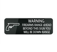 Cartello rettangolare in plastica acrilica con scritta "Warning Man Cave My Cave My Rules", per casa/affari, finestra, porta d'ingresso, in plastica acrilica (nero, 25,4 x 7,6 cm)