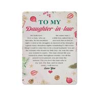 Cartello rustico in metallo con scritta "A mia nuora amiamo entrambi lo stesso uomo" da "Suocera", decorazione murale in stile fattoria per casa, giardino, soggiorno, camera da letto, veranda, deco