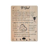 Cartello rustico in metallo, regalo per papà, quando ero bambino ti piaceva sollevarmi, arte murale, poster con stampe di papà, decorazione murale perfetta per casa, camera da letto, regalo artisti