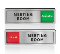 Cartello scorrevole per porta scorrevole con scritta in lingua inglese "Do Not Disturb, In Use/Available Slider Sign for Home Office Wellness Conference Vacant Occupied Privacy Slide Door Sign",