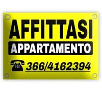 CARTELLO SEGNALETICO - AFFITTASI CON SCRITTA E NUMERO PERSONALIZZATO - segnale