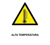 CARTELLO SEGNALETICO - ALTA TEMPERATURA