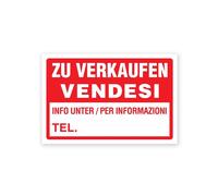 Cartello segnaletico bilingue vendesi per informazioni tel.