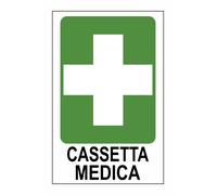 CARTELLO SEGNALETICO -CASSETTA MEDICA - segnaletica segnale pericolo