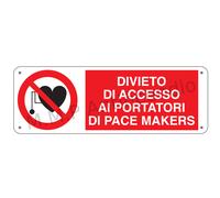 Cartello Segnaletico Divieto di accesso di pace makers