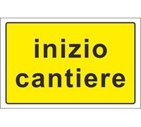 CARTELLO SEGNALETICO - INIZIO CANTIERE MOD2 - segnale