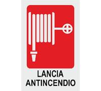 CARTELLO SEGNALETICO - LANCIA ANTINCENDIO - segnaletica segnale