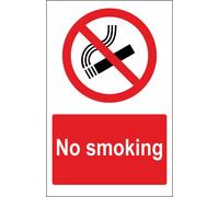 CARTELLO SEGNALETICO - No Smoking mod 2 - segnale