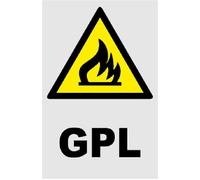 CARTELLO SEGNALETICO - PERICOLO GPL - segnaletica segnale