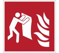 CARTELLO SEGNALETICO QUADRATO - Coperta antifiamma - segnale segnaletico