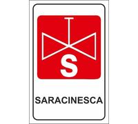 CARTELLO SEGNALETICO - SARACINESCA ANTINCENDIO - segnale