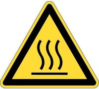 CARTELLO SEGNALETICO TRIANGOLO - Alta temperatura - segnale pericolo