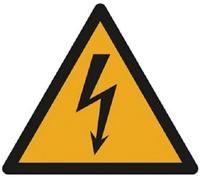 CARTELLO SEGNALETICO TRIANGOLO - Pericolo Alta tensione mod.2 - segnale