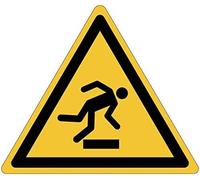 CARTELLO SEGNALETICO TRIANGOLO - Pericolo superficie scivolosa - segnale