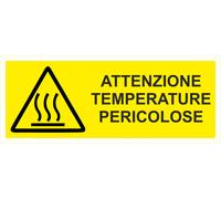 CARTELLO SEGNALETICO UNI -Danger Hazardous SubstancesSee Data - segnale pericolo