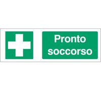 CARTELLO SEGNALETICO UNI - Pronto soccorso new - segnale segnaletica
