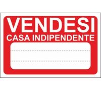 CARTELLO SEGNALETICO - VENDESI CASA INDIPENDENTE - segnale