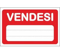 CARTELLO SEGNALETICO - VENDESI ROSSO - segnale