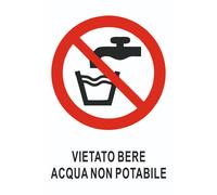 CARTELLO SEGNALETICO - VIETATO PERCORRERE LE VIE DI CORSIA DELLA GRU - segnale