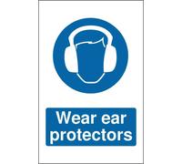 CARTELLO SEGNALETICO - Wear Ear Protectors - segnale