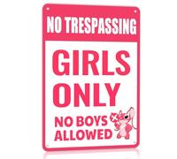 Cartello "Solo ragazze" per cameretta preadolescente, decorazione per camera da letto per ragazze, cartelli per porte, roba da ragazze, cameretta per bambine dai 10 ai 12 anni, regali per preadolescen