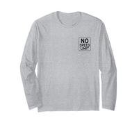 Cartello Stradale con Scritta No Speed Limite Maglia a Manica