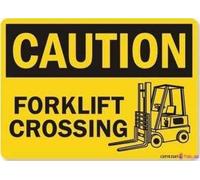 Cartello stradale di avvertimento Cautionklift Crossing Nero su Giallo Metallo Metallo Targa Decorazione da Parete Segnali di Sicurezza Segnali di avvertimento per esterni e interni Ufficio Cartello