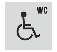 Cartello sulla porta - Toilette per disabili