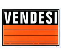 CARTELLO TARGA VENDESI RIVOLGERSI A NUMERO LOCALE ATTIVITA' PVC 20 X 30 CM