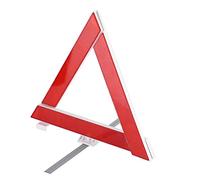 Cartello triangolare riflettente pieghevole per auto, supporto per triangolo di emergenza Pannello di avviso di guasto Segnale di arresto per auto Kit di emergenza per auto su strada