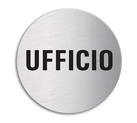 Cartello -Ufficio Targhette Targa 100 mm autoadesivo No.7580
