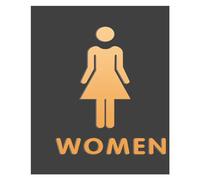 Cartello Wc Uomini Donne Targhe For WC Segnaletica For Centro Commerciale Edifici For Uffici For Porte Indicatore Di Promemoria Targa Segnale Orientamento(L)