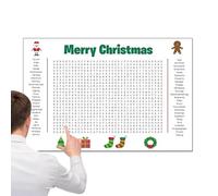 Cartellone Gigante di Natale,Gioco Interattivo Per Le Feste - Poster Per Esperienze Interattive Divertenti Per Famiglie | per Uomini Donne Ragazze Giovani Adolescenti Figli Famiglia Amici Colleghi