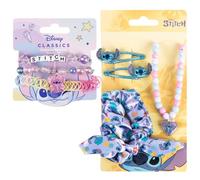 Cartelyn Stitch Lilo et Stitch - Set di accessori per bambini gioielli e capelli, braccialetto dell'amicizia - collana - idea regalo ragazza